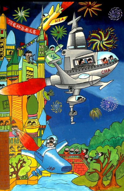 環(huán)保科技畫